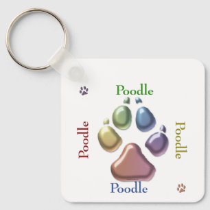 Angesagt, Square Poodle zu sein Schlüsselanhänger
