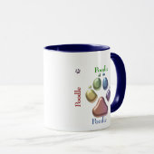 Angesagt, Square Poodle zu sein Tasse (VorderseiteRechts)