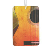 Angesagt störte musikalische Akustikgitarre Autolufterfrischer (Rückseite)