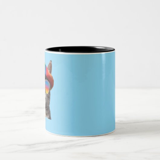 Angesagt Tabby Zweifarbige Tasse (Mittel)