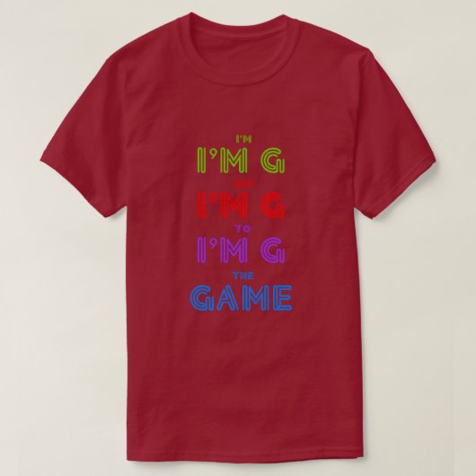 Angesagt zum GAME-T - Shirt (Design vorne)