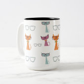 Angesagt Zweifarbige Tasse (Vorderseite Links)