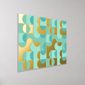 Angesagte Abstrakte Circles Wavy Gold Mosaik Art M Foliendrucke (Ablage )