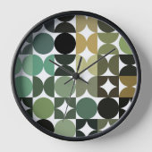 Angesagte Abstrakte Halbkreise Industrielle Fusion Uhr (Vorderseite)