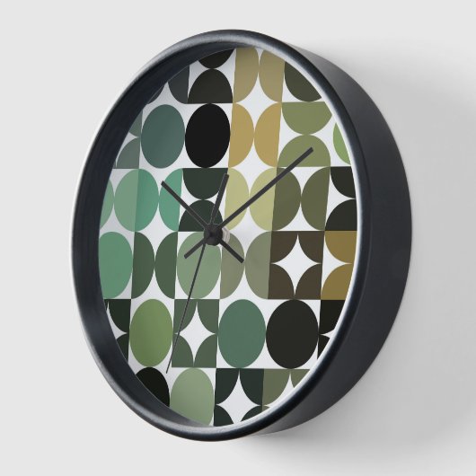 Angesagte Abstrakte Halbkreise Industrielle Fusion Uhr (Winkel)