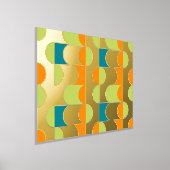 Angesagte Abstrakte Halbkreise Wavy Mosaik Art Mus Foliendrucke (Ablage )