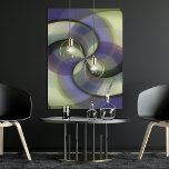 Angesagte Abstrakte Halbkreise Wavy Mosaik Art Mus Poster<br><div class="desc">Schönes zeitgenössisches lila, schwarzes, violettes, pastellfarbenes Minzgrün und blassgelb gefärbte geometrische Spiralkreise mosaik abstrakte Blume Muster. Elegantes, stilvolles und eklektisches minimalistisches Design für den künstlerischen angesagten Trendsetter, Vintage Retro-Kunststil oder abstrakten geometrischen Motivliebhaber. Entdecken Sie dieses Design mit den Farben der Innendekoration und dekorieren Sie Ihre Wand mit etwas Exklusivem und...</div>