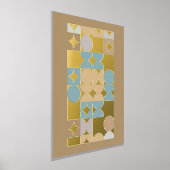 Angesagte Abstrakte Kreise Industrielle Fusion Art Foliendrucke (Ablage )