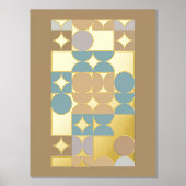 Angesagte Abstrakte Kreise Industrielle Fusion Art Foliendrucke (Vorderseite)