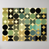 Angesagte Abstrakte Kreise Industrielle Fusion Art Foliendrucke (Vorderseite)