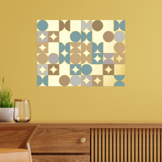 Angesagte Abstrakte Kreise Industrielle Fusion Art Foliendrucke