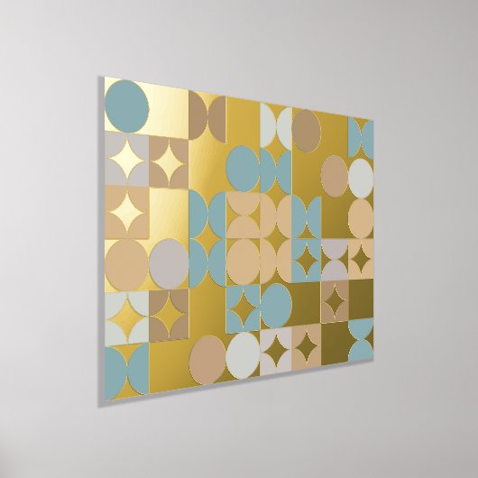 Angesagte Abstrakte Kreise Industrielle Fusion Art Foliendrucke (Ablage )