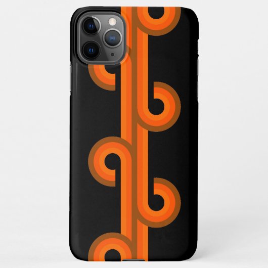 Angesagte Abstrakte Wellenformen Fusion Kunstmuste iPhone Hülle (Rückseite)