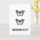 Angesagte Angesagt-Hooray-Anatomie Karte (Gelbe Blume)