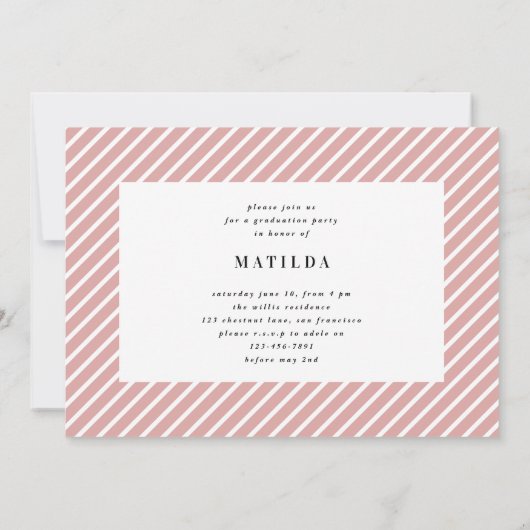 Angesagte angesagt-Hooray-Foto-Abschlussfeier lade Ankündigung (Rückseite)