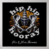 Angesagte Angesagt-Hooray Funny Angesagter Ersatz Poster (Vorne)