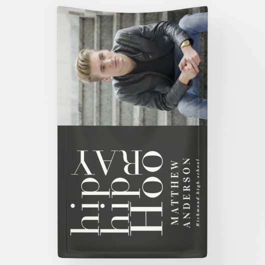 Angesagte angesagte Foto-Abschlussfeier Banner (Vertikal)