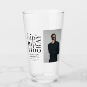 Angesagte angesagte Foto-Abschlussfeier Glas (Vorderseite)