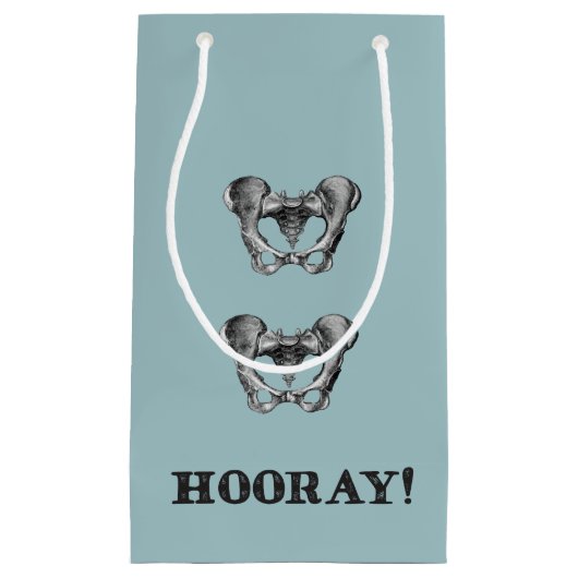 Angesagte angesagte Hooray Anatomie-Mitteilung Kleine Geschenktüte (Vorderseite)