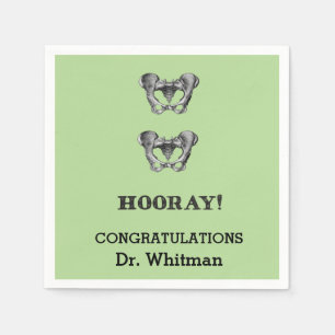 Angesagte angesagte Hooray personalisierte Serviette
