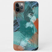 Angesagte Aquamarine Blaue Minze Grüne Orange Pins iPhone Hülle (Rückseite)