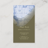 Angesagte ArchitekturVisitenkarten, Lorbeergrün Visitenkarte (Rückseite)