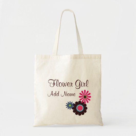 Angesagte Blumen-Mädchen Customizalbe Tragetasche (Vorne)
