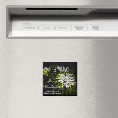 Angesagte böhmisch-grüne Chrysanthemum Hochzeit Magnet (In Situ (Geschirrspüler))