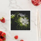 Angesagte böhmisch-grüne Chrysanthemum Hochzeit Serviette (Beispiel)