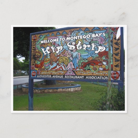 angesagte Bucht von Montego Postkarte (Vorderseite)