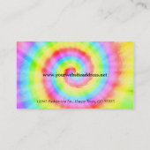 Angesagte bunte 'Groovy Visitenkarte N (Rückseite)