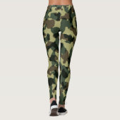 Angesagte Camping Camouflage Camouflage blinde Jäg Leggings (Rückseite)