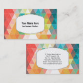 Angesagte coole Muster Visitenkarte (Vorne/Hinten)