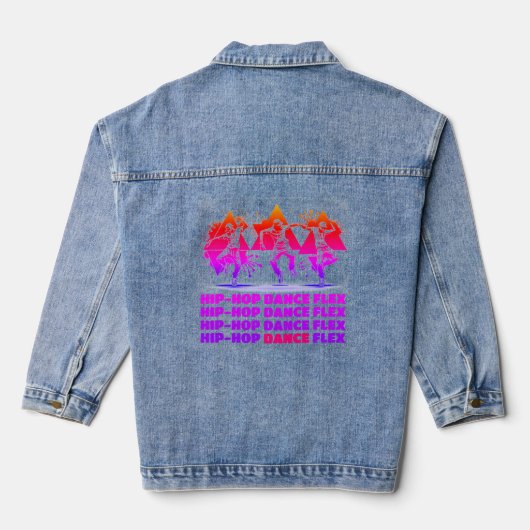 angesagte Dance Denim Jacket Jeansjacke (Rückseite)