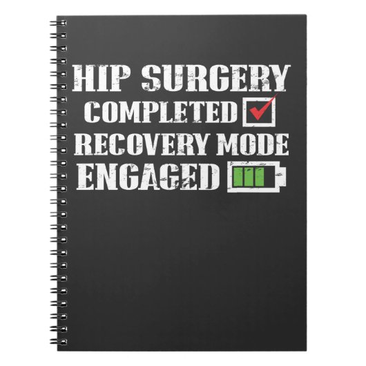 Angesagte Ersatz-Operations-Erholung erhalten gut Notizblock (Vorderseite)