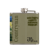angesagte Flasche des Entwurfs-4x4 Flachmann (Rückseite)