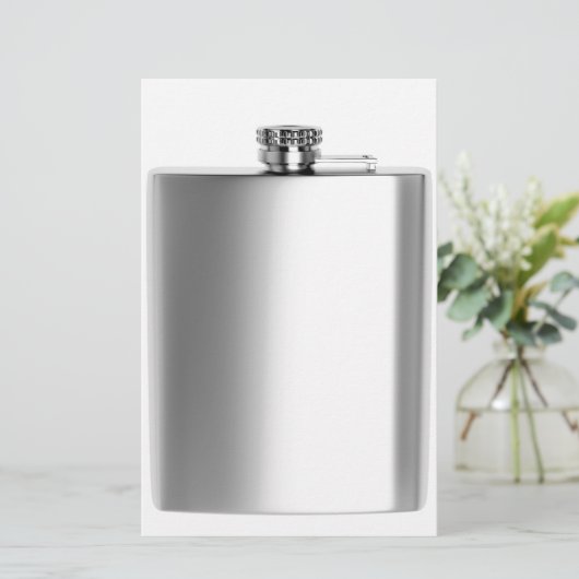 Angesagte Flasche des rostfreien Stahls Briefpapier (Stehend Vorderseite)