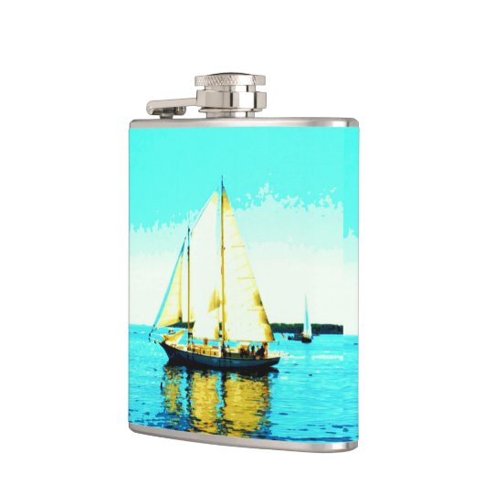 angesagte Flasche Flachmann (Links)