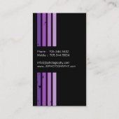 Angesagte Fotograf-Geschäfts-Karten Visitenkarte (Rückseite)