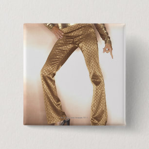 Angesagte Golddisco Button