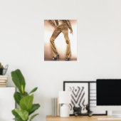 Angesagte Golddisco Poster (Heimbüro)