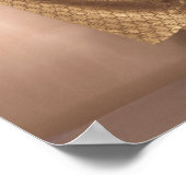 Angesagte Golddisco Poster (Ecke)