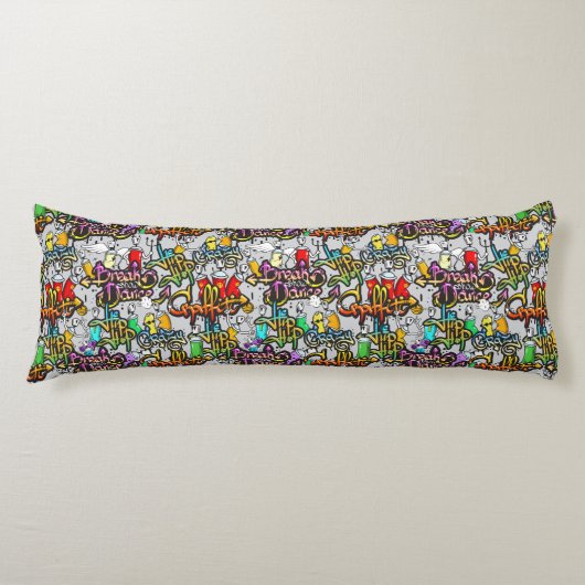 Angesagte Hopfengraffiti-Körperkissen Seitenschläferkissen (Vorderseite)