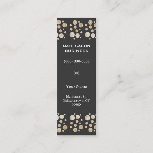 Angesagte kleine Visitenkarte (Vorderseite)