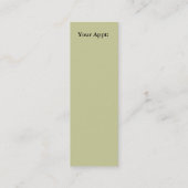 Angesagte kleine Visitenkarte (Rückseite)