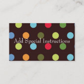 Angesagte Küken-Mama-Karte Telefonnummerkarte (Rückseite)