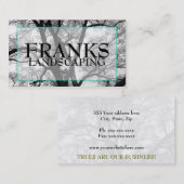 Angesagte landschaftlich gestaltenbaum-Linie Visitenkarte (Vorne/Hinten)