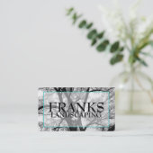 Angesagte landschaftlich gestaltenbaum-Linie Visitenkarte (Stehend Vorderseite)