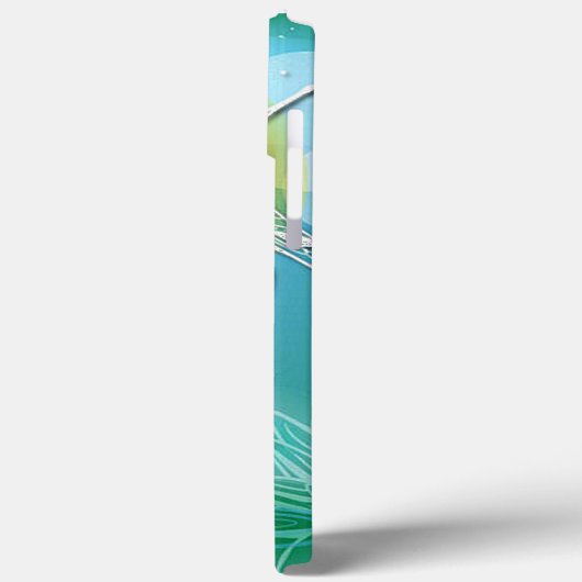 Angesagte Libelle Hübsch Moderne Sommerblumen Kuns Case-Mate iPhone Hülle (Rückseite / Links)