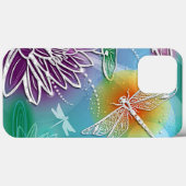 Angesagte Libelle Hübsch Moderne Sommerblumen Kuns Case-Mate iPhone Hülle (Rückseite (Horizontal))